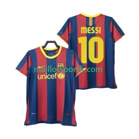 Maillot de Foot FC Barcelone Lionel Messi 10 2010 2011 Retro Domicile